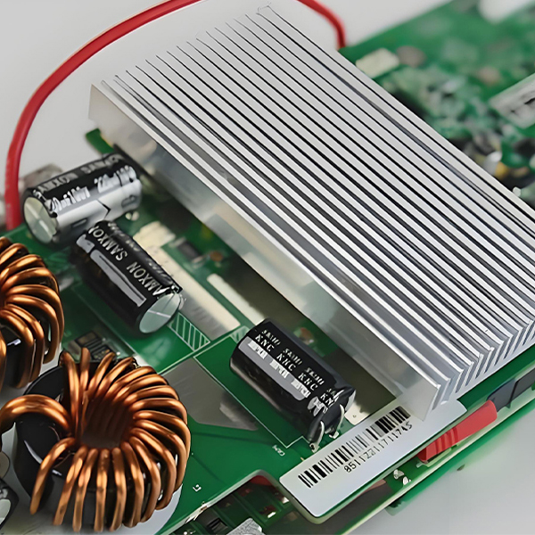 Centralized BMS topology diagram showing battery control module connected directly to all sensors and actuators